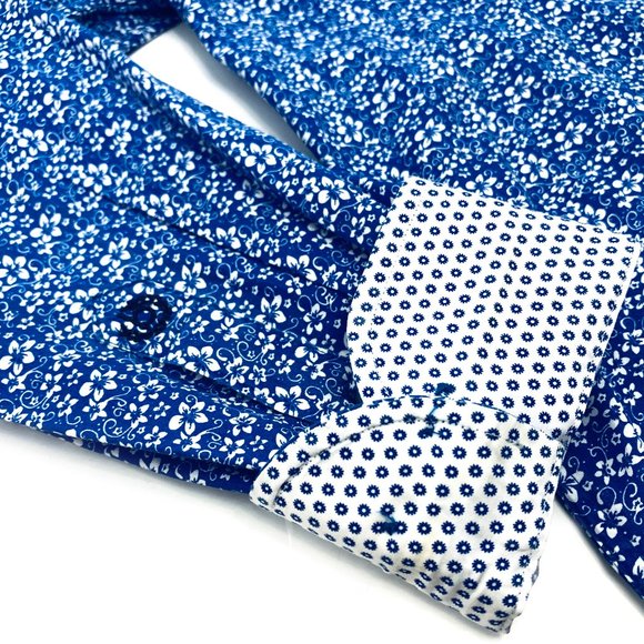 BUGATTI Men's Designer Long Sleeve Dress Shirt Size 44 - NEW - Picture 6 of 7